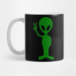 Peace Aliens Mug